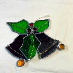 Stained Glass Christmas Suncatcher